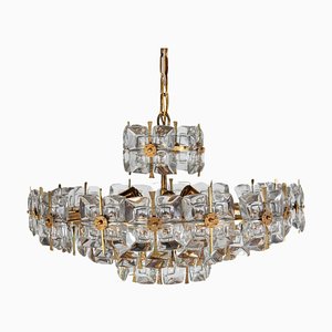 Large Vintage German Chandelier from Palwa, 1970s