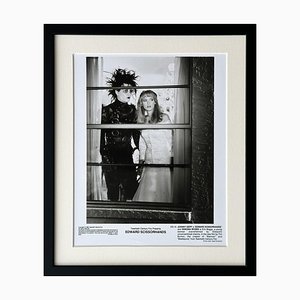 Photo de Film Publicitaire Edward Scissorhands de Johnny Depp et Winona Ryder, années 90