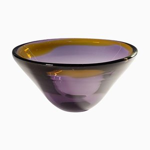 Art Glass Bowl by Willy Johannsen for Hadeland, 1957