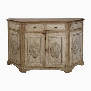 Late 18th Century Neoclassical Credenza in Painted Walnut