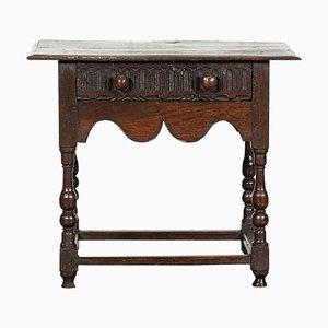 Table d'Entrée Début 19ème Siècle en Chêne Vernaculaire, Angleterre, 1800s