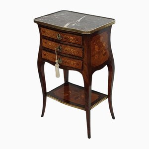 Antique French Empire Bedside Nightstand