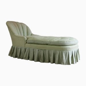 Chaise longue imbottita in stile vintage