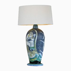 Große Marian Keramik Lampe von Zawadzki Tilgmans