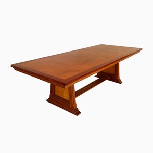 Tavolo da monastero vintage in legno