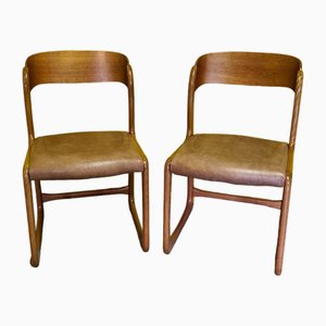 Vintage Dining Room Chairs by Emile & Walter Baumann, 1960s, Set of 2