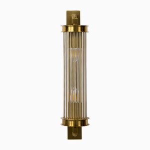 Large Brass Elon Wall Light from Pure White Lines