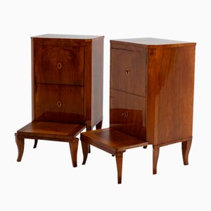 Comodini vintage, Italia, 1820, set di 2