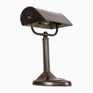 Lámpara de escritorio Art Déco de cobre, años 40