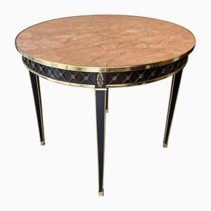 French Centre Table with Marble Top in the style of Maison Jansen, 1950s