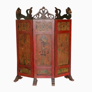 Idonesian Wooden Screen or Room Divider, 1950s