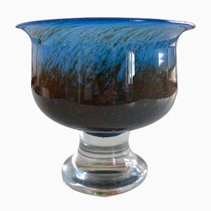 Vintage Swedish Glass Bowl by Bertil Vallien for Kosta Boda
