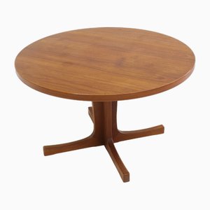 Table de Salle à Manger Ronde Extensible Vintage, Danemark, 1960s