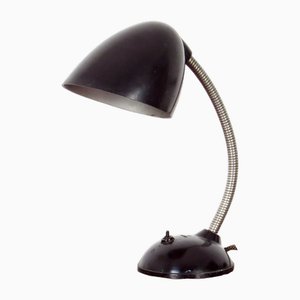 Schwarze Vintage Tischlampe