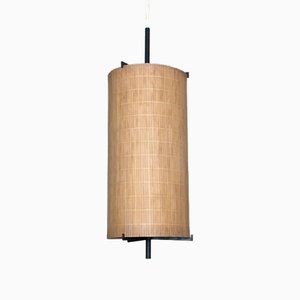 Lampada da soffitto moderna in stile giapponese di Arlus, Francia, anni '50