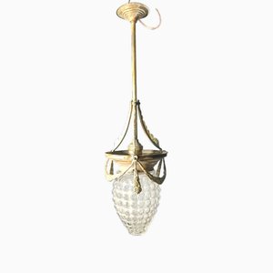 Lámpara Luis XV vintage dorada