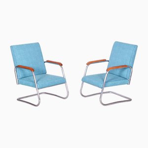 Bauhaus Armchairs by Karel E. Ort for Hynek Gottwald, 1930s, Set of 2