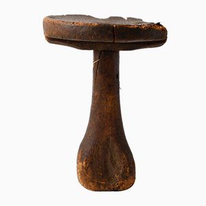 Antique Danish One Legged Milking Stool, 19th Century