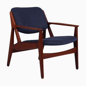 Fauteuil en Teck attribué à Arne Vodder, 1970s