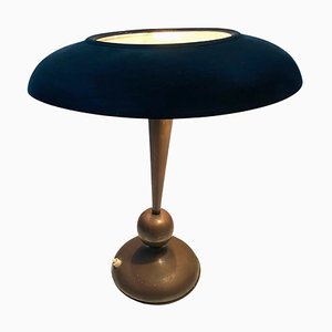 Mid-Century Brass Table Lamp by Oscar Torlasco, 1950s