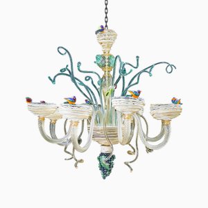 Nest Kronleuchter aus mundgeblasenem Glas von Bottega Veneziana
