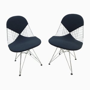 Juego de silla Wire Chair DKR Charles & Ray Eames de Charles & Ray Eames para Vitra. Juego de 2