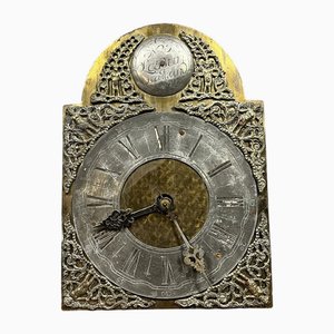 Movimento dell'orologio in ottone e peltro, XVIII secolo