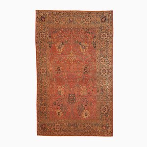 Antiker handgefertigter indischer Loristan Teppich, 1880er