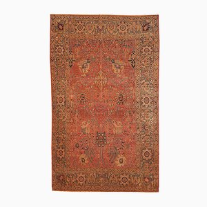 Tapis Loristan Antique Fait Main, Inde, 1880s