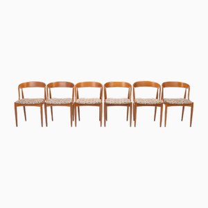 Model 16 Dining Chairs by Johannes Andersen for Uldum Mobelfabrik, Denmark, 1960s, Set of 6