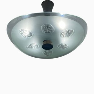 Lampadario in ottone modello 1748 Max Ingrand per Fontana Arte, anni '50