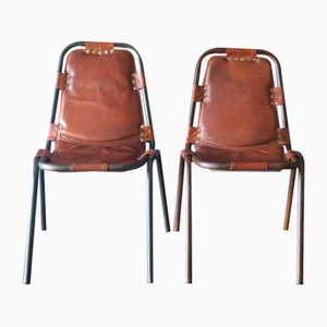 Les Arcs Dal Vera Chairs by Charlotte Perriand, 1960s, Set of 2