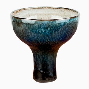 Jarrón Goblet alemán Mid-Century de cerámica de Janne Reckert-Cordua, años 60