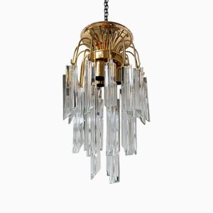 Vintage French Cristal Chandelier, 1970s