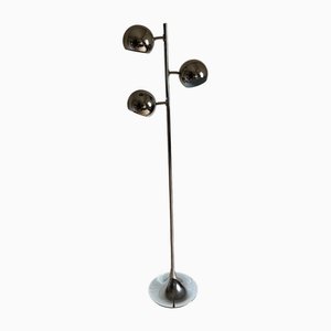 Lampadaire Eye Ball Vintage en Chrome, 1980s