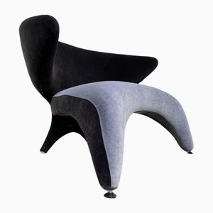 Wing Back Lounge Chair by Roche Bobois, 1970s