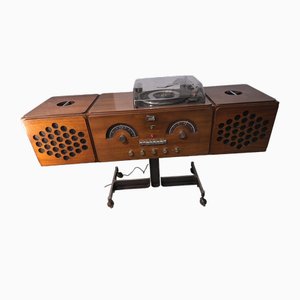 Radio Model RR126 Canaletto in Walnut by Achille Castiglioni for Brionvega, 1980s