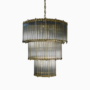 The Triple Monza Chandelier from Pure White Lines