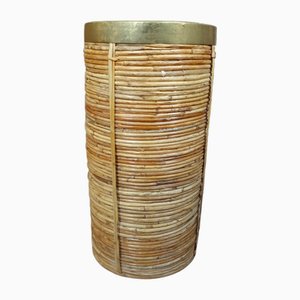 Bamboo Umbrella Stand in the style of Gabriella Crespi