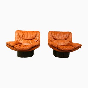 Il Poltrone Lounge Chairs by T. Ammannati & G.P. Vitelli for Comfort, Italy, 1973, Set of 2