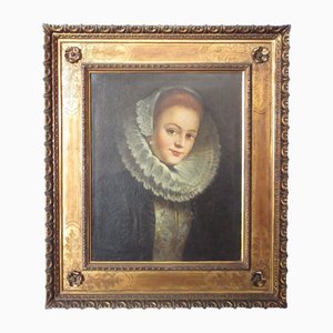 Audrik, Portrait of Countess, 1750, Oil on Canvas, Framed