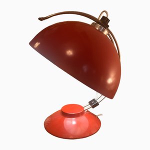 Lampada da tavolo rossa, anni '70