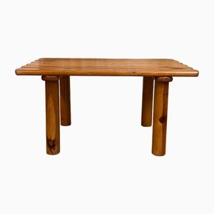 Small Coffee Table in Pine in the style of Rainer Daumillier, 1980s