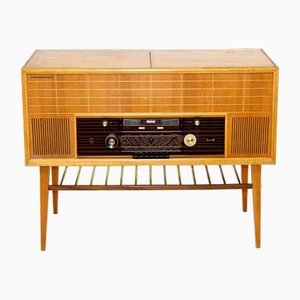 Mueble para radio tipo F6S 04AR de Philips, años 50