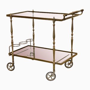 Rectangular Brass Bar Trolley, 1960s