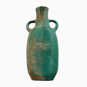 Mid-Century German Studio Pottery Amphora Vase by Lu and Gerd Grove, 1964