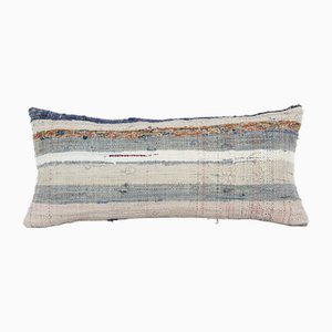 Anatolian Striped Lumbar Kilim Cushion Cover