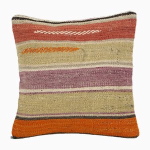 Fodera per cuscino Kilim vintage geometrica