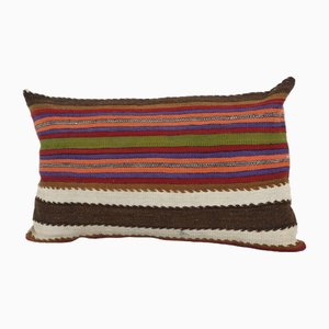 Housse de Coussin Vintage Minimaliste en Chanvre Tissée à la Main, Turquie