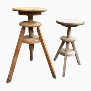 Workshop Stools, 1950s, Set of 2